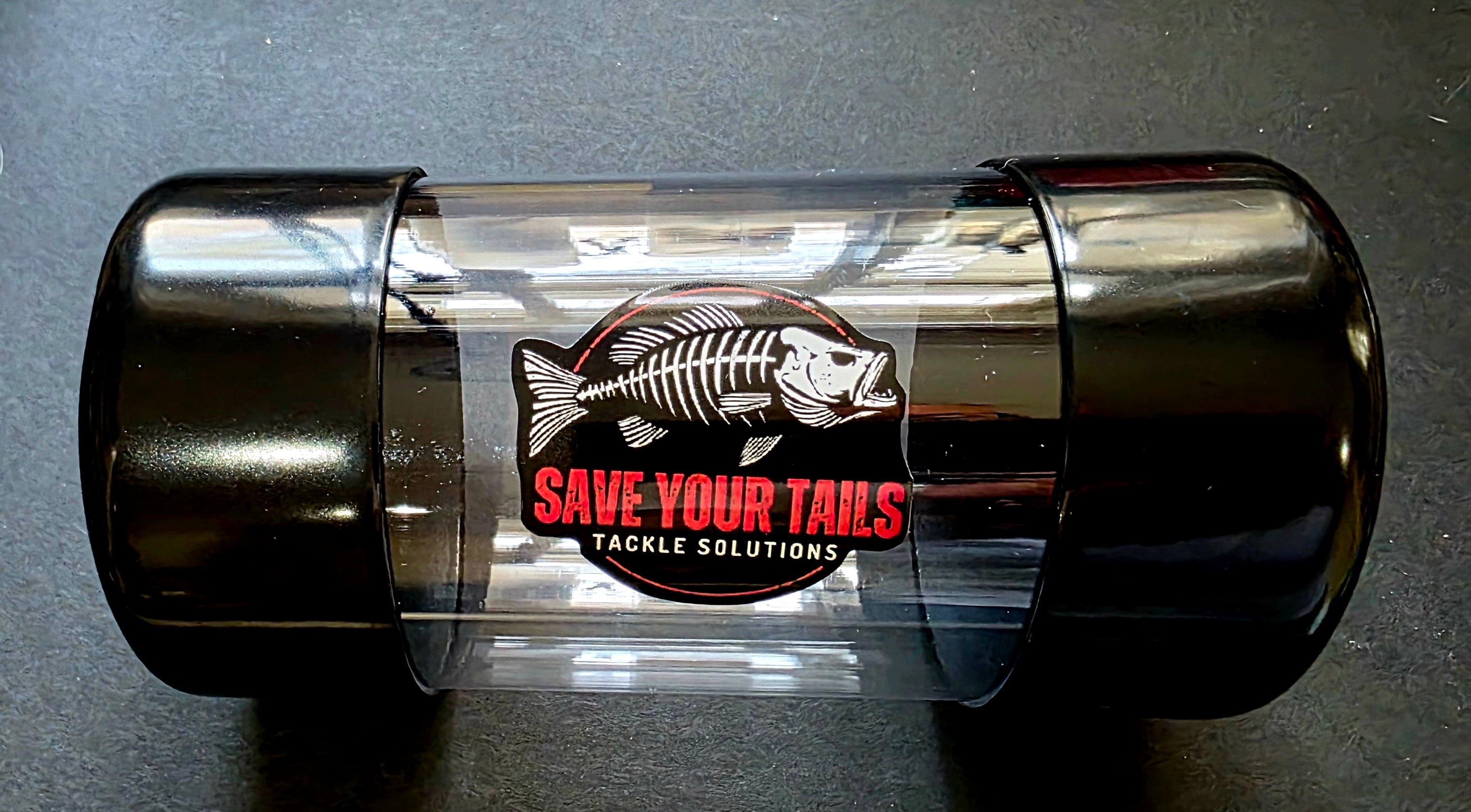 2 Pack Elite Series Tackle Tube 3x6 Black