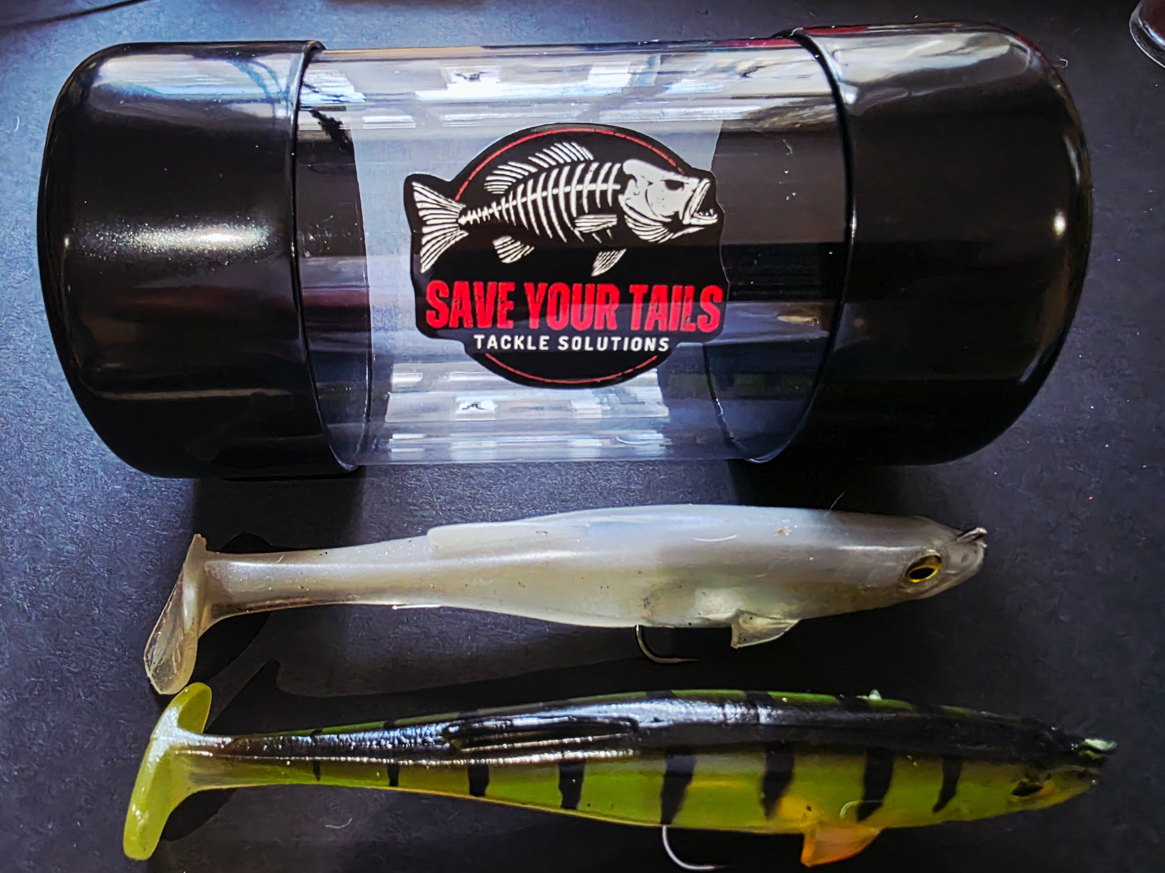 2 Pack Elite Series Tackle Tube 3x6 Black