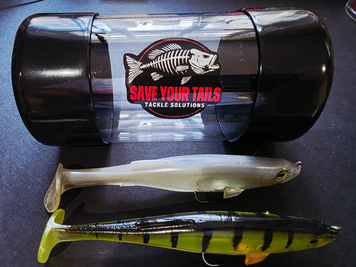 2 Pack Elite Series Tackle Tube 3x6 Black