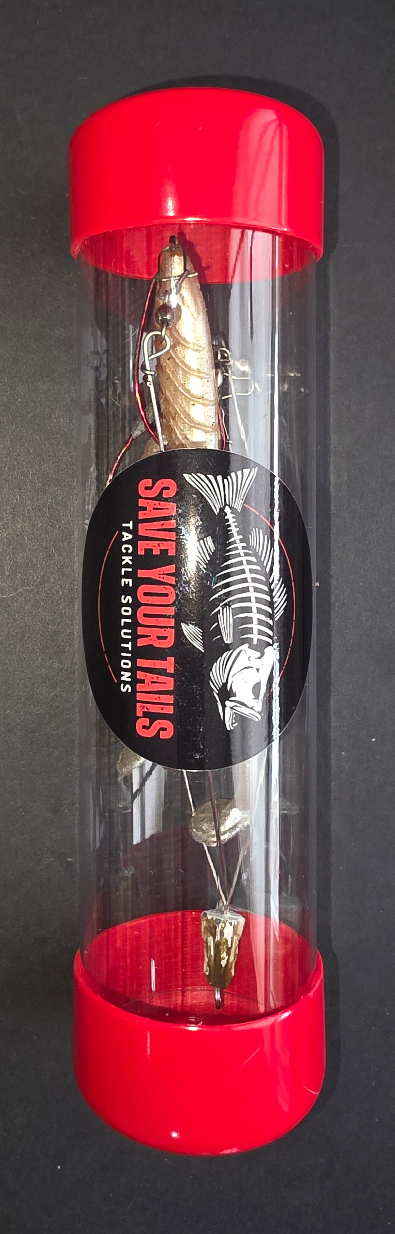 Red 3 Pack 2x8 Tackle Tubes