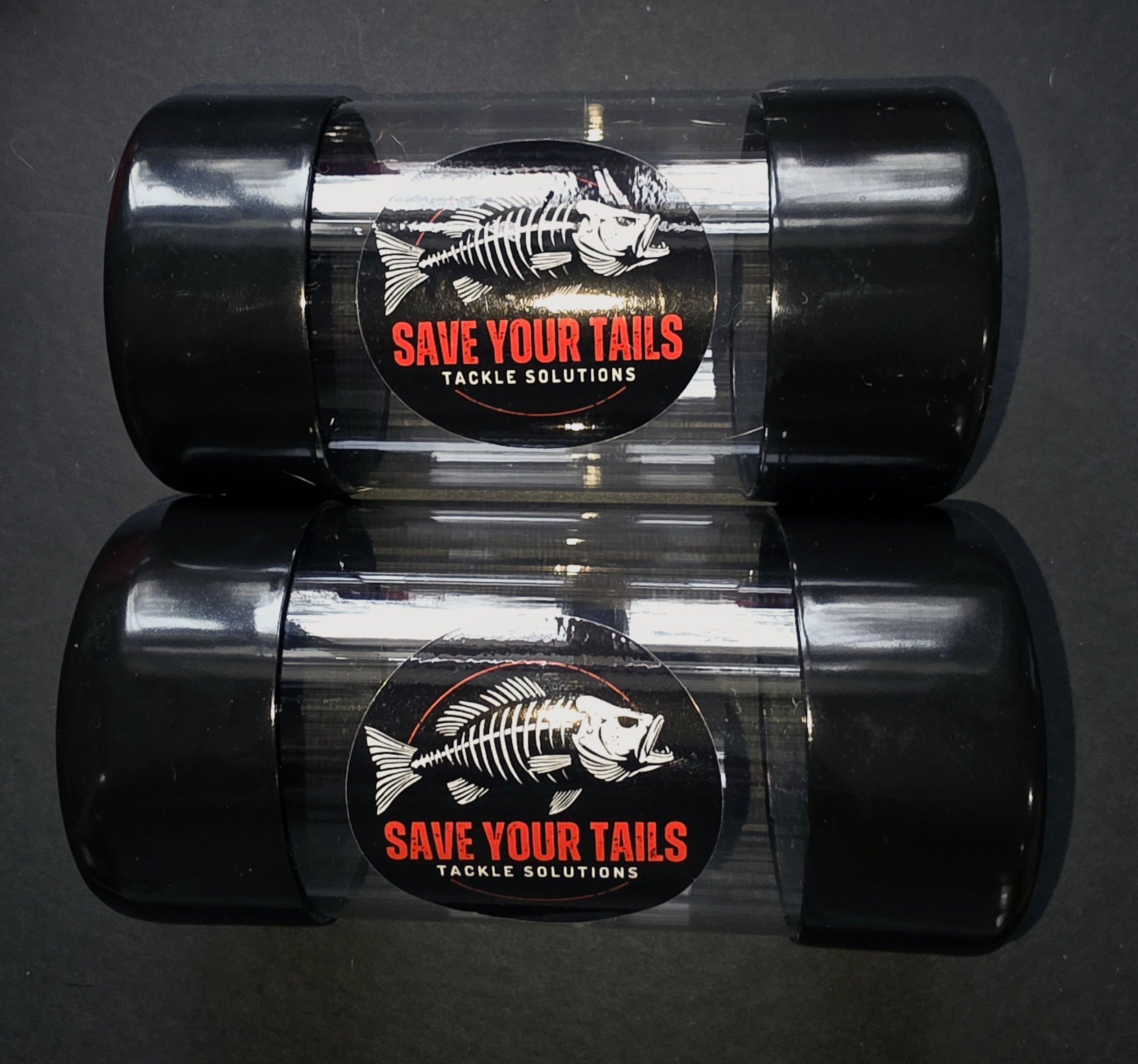 2 Pack Elite Series Tackle Tube 3x6 Black