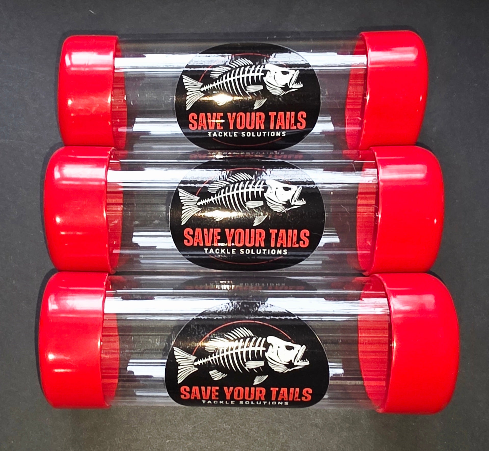 Red 3 Pack Elite Series Tackle Tube 2x6