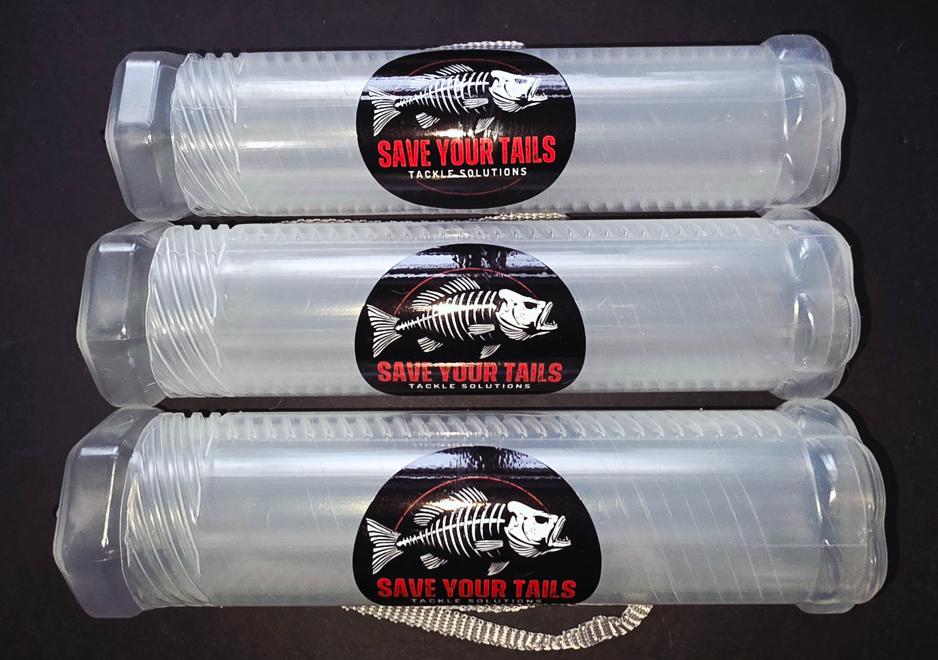 Alabama Rig Umbrella Tackle Tubes – Adjustable 14" Clear Rig Protectors (3-Pack)