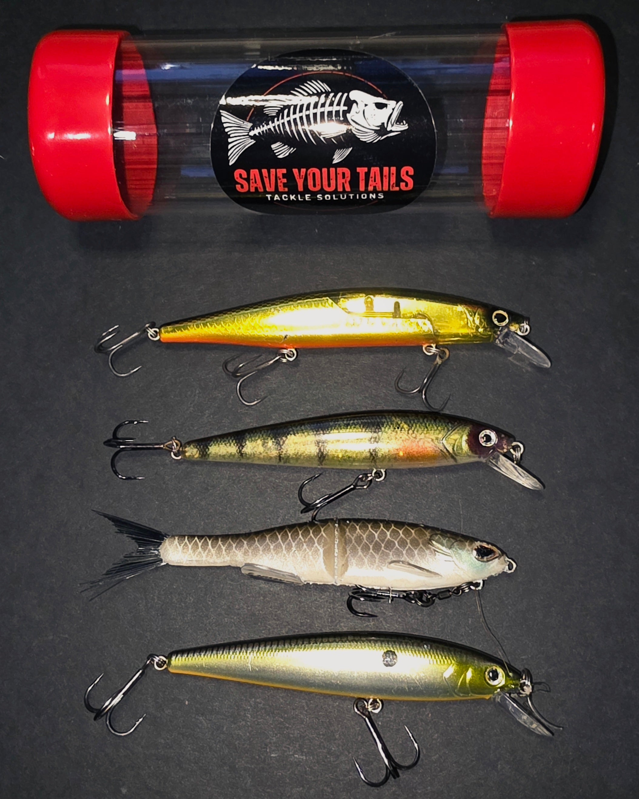 Red 3 Pack Elite Series Tackle Tube 2x6