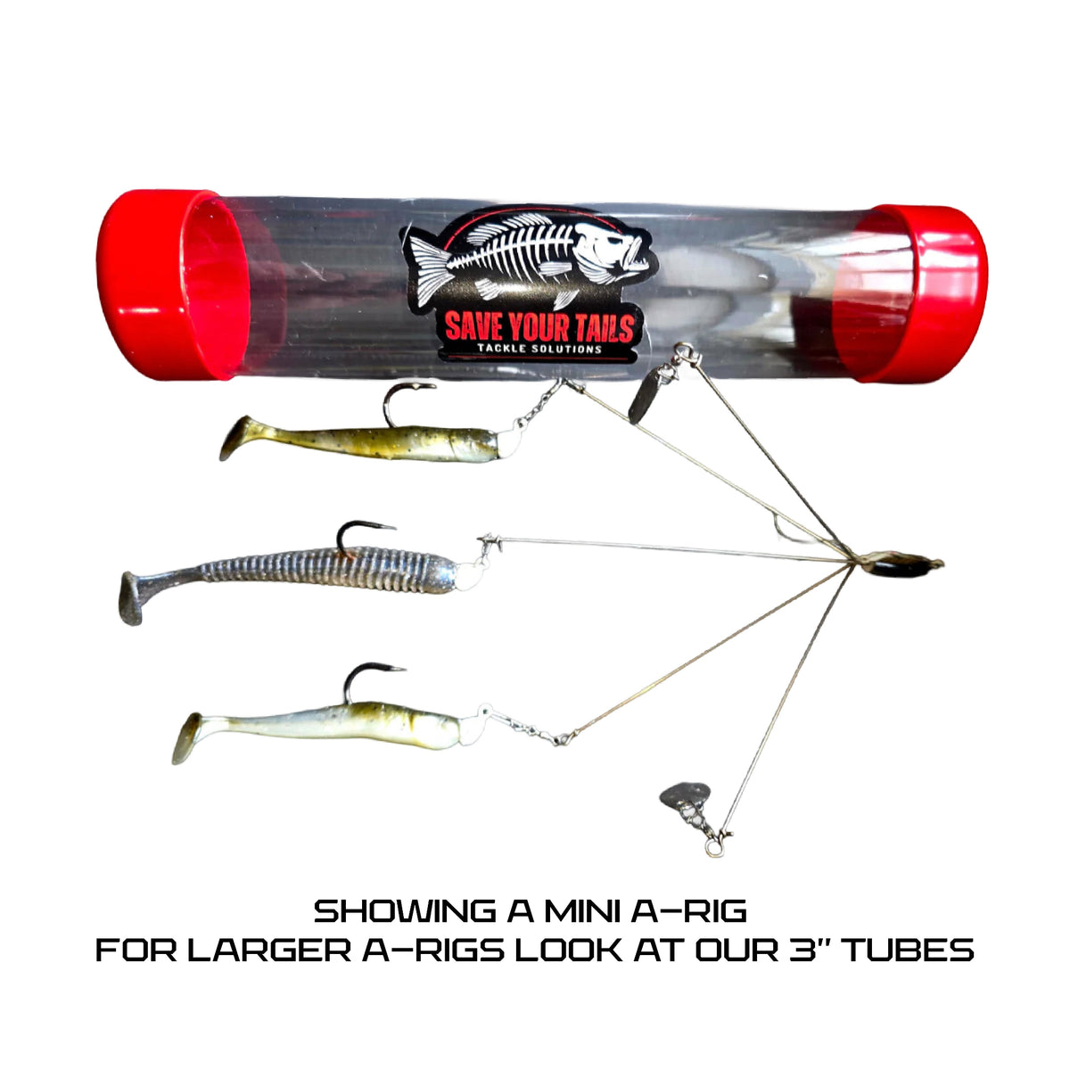 Tackle Tube™ 2x8" Patriot Edition  A-Rig, Glide Bait Storage