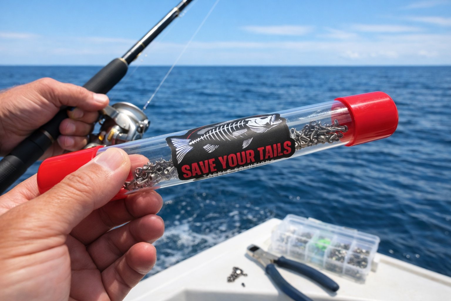 Red 3 Pack 3/4" x6" Finesse Tackle Tube™