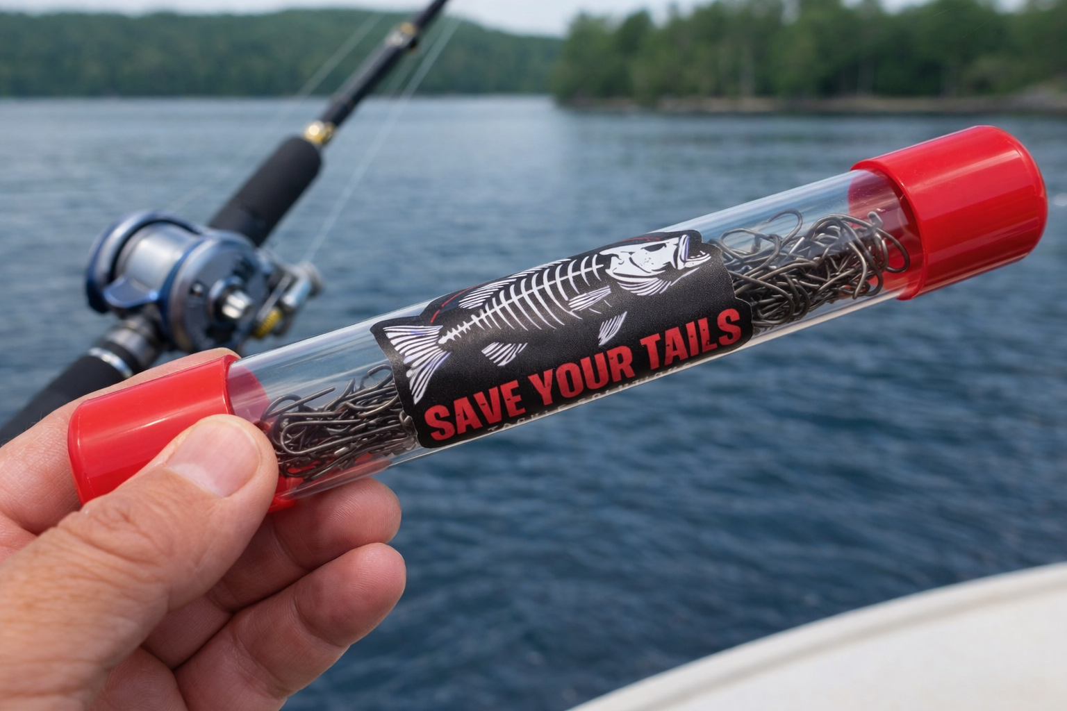 Red 3 Pack 3/4" x6" Finesse Tackle Tube™