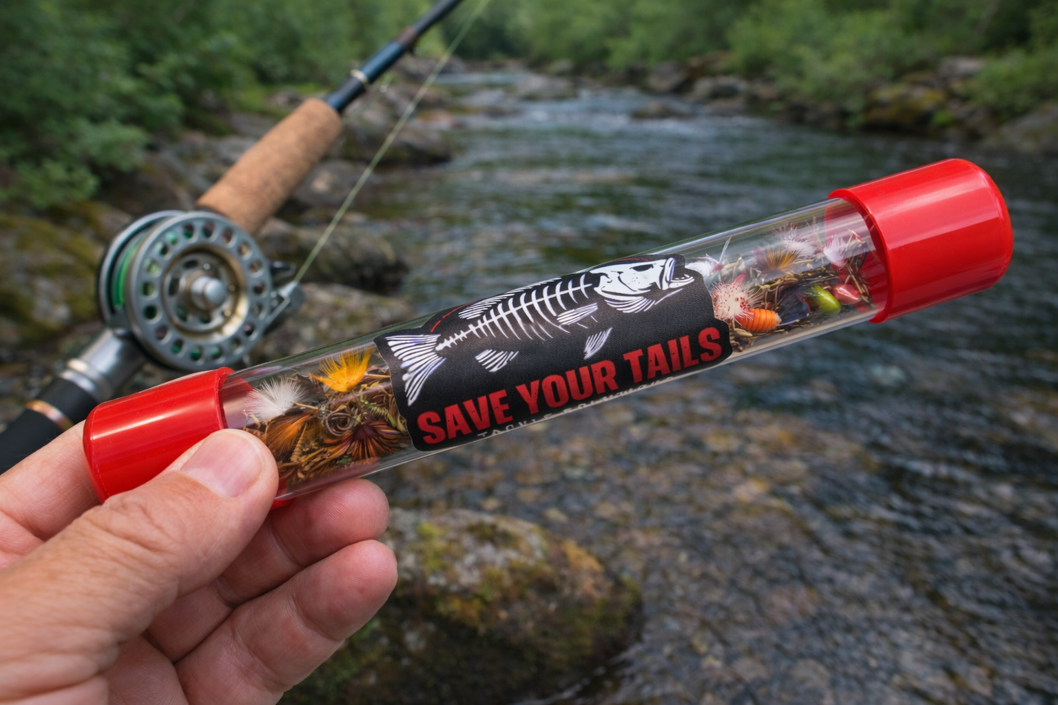 Red 3 Pack 3/4" x6" Finesse Tackle Tube™