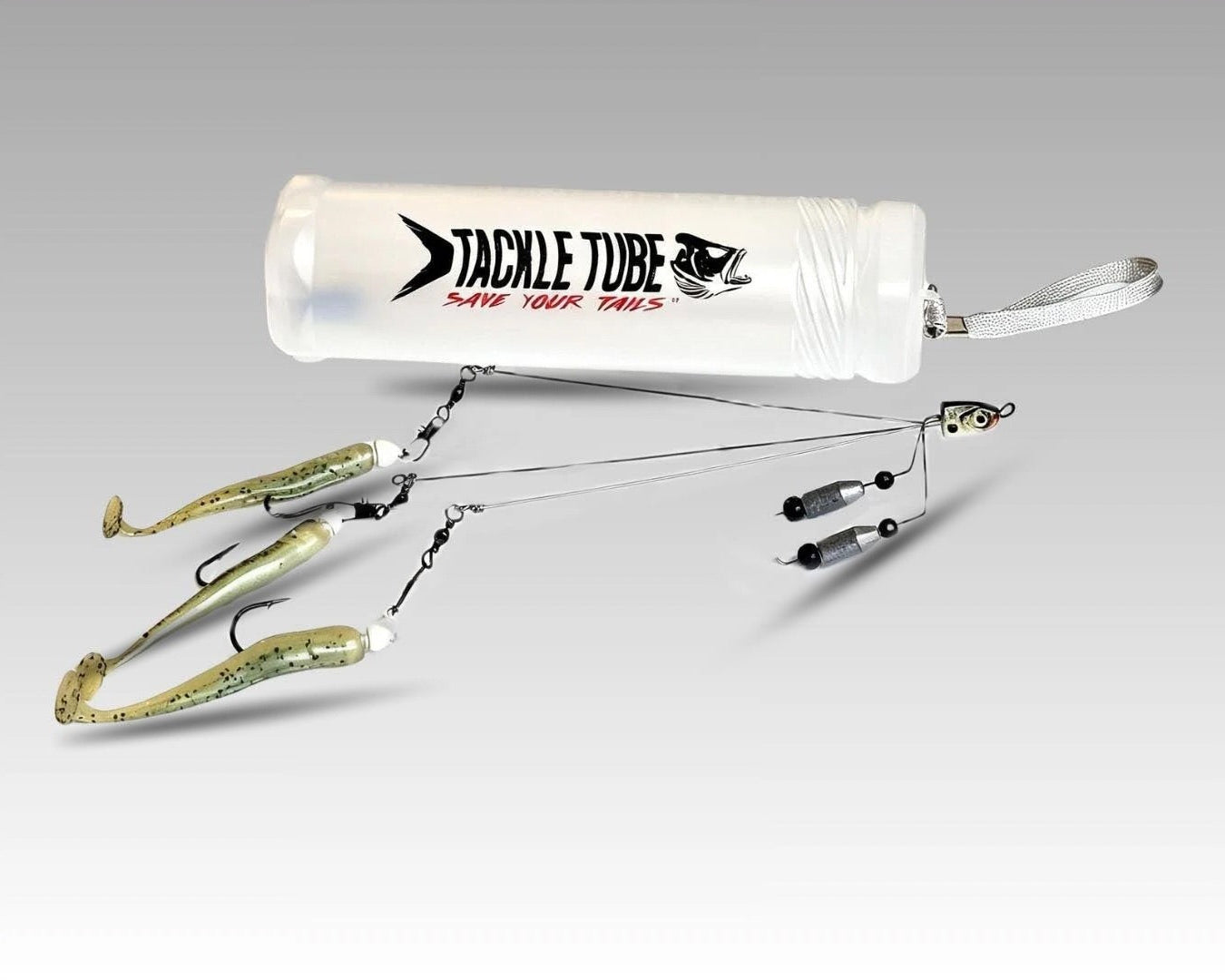 Sold Out Alabama Rig Umbrella Tackle Tube™ – Adjustable 14" Clear Rig Protectors (3-Pack)
