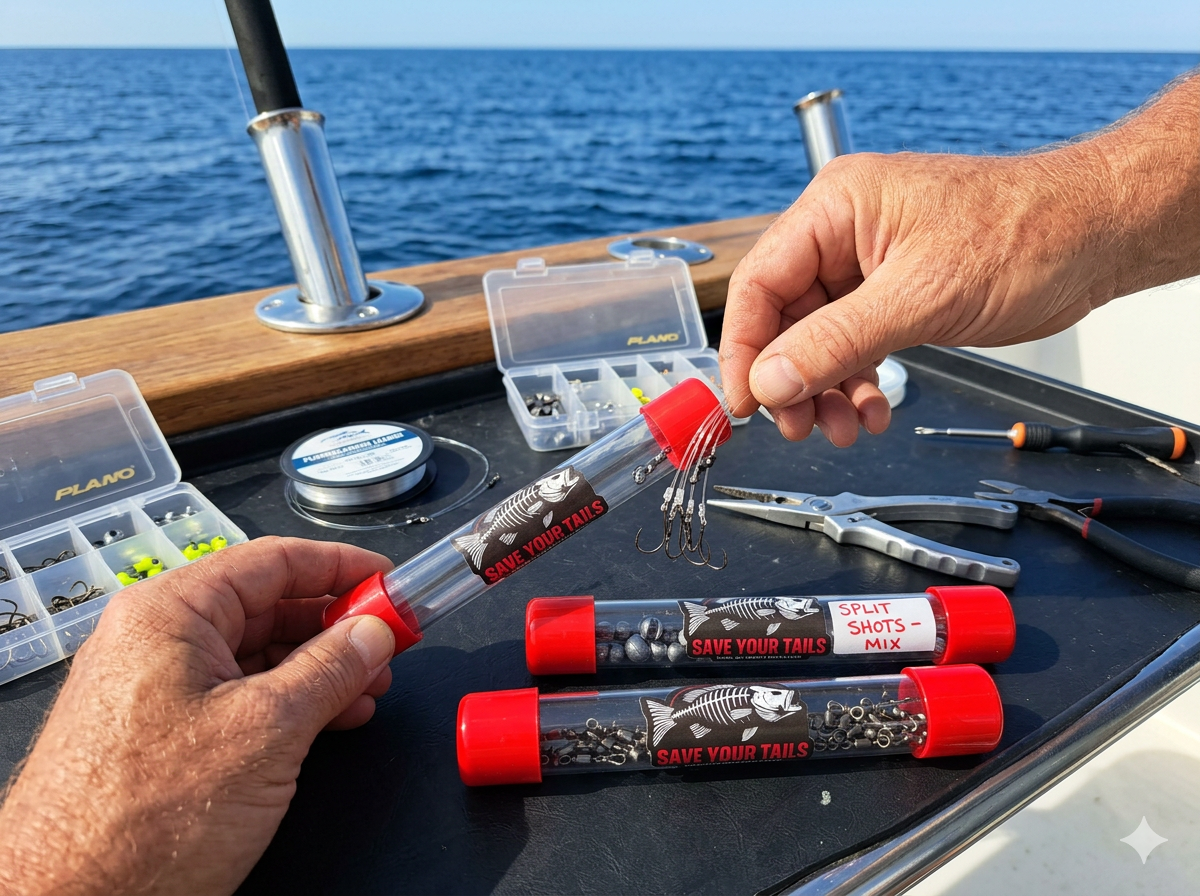 Red 3 Pack 3/4" x6" Finesse Tackle Tube™
