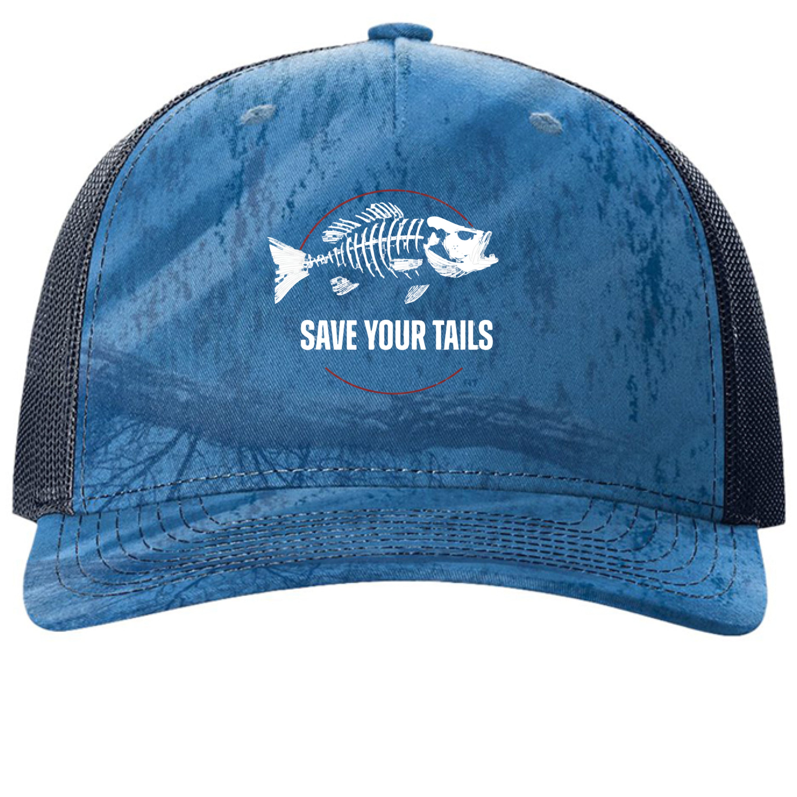 Realtree Fishing Light Blue/ Navy - FRONT