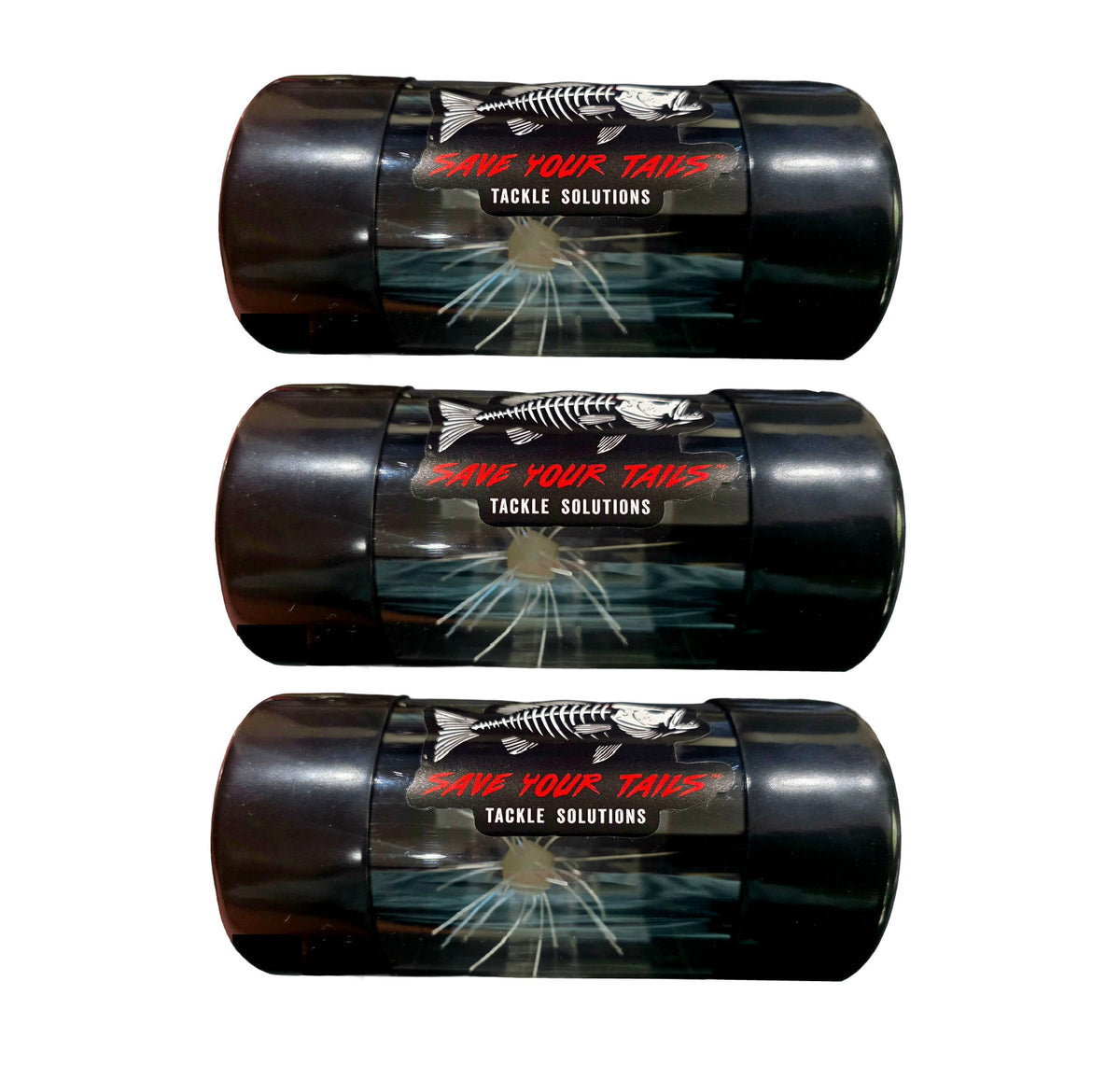 Urchin Fuzzy Bait Tackle Tube™ - Black - 3x6"