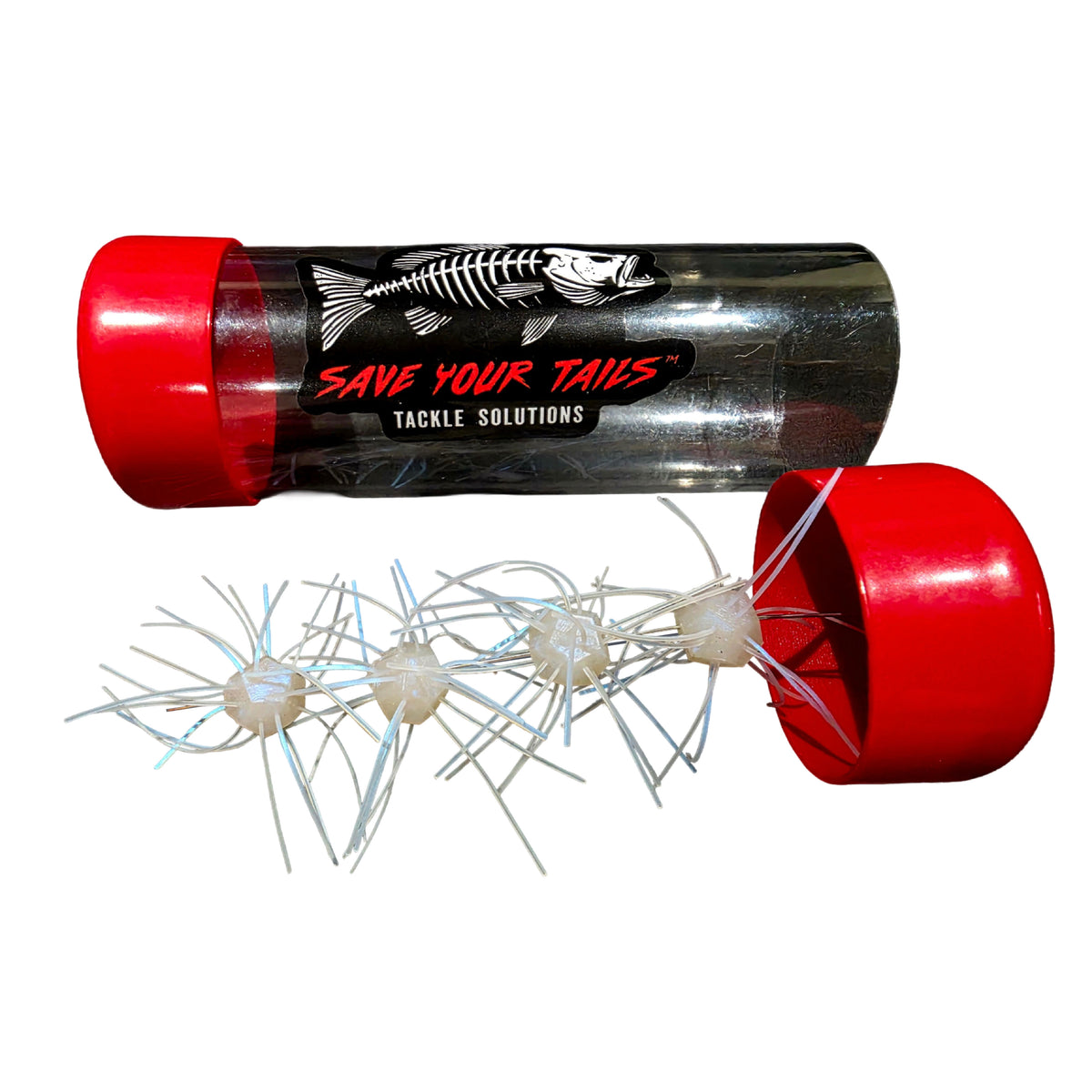 Urchin Tube - 2x6" - Tackle Tube™ - Red - Up to 50 mm Baits
